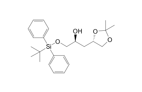 (2'S,5S)-2,2-Dimethyl-5-(3'-diphenyl-t-butylsilyloxy-2'-hydroxypropyl)-1,3-dioxane
