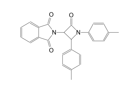 1H-isoindole-1,3(2H)-dione, 2-[1,2-bis(4-methylphenyl)-4-oxo-3-azetidinyl]-