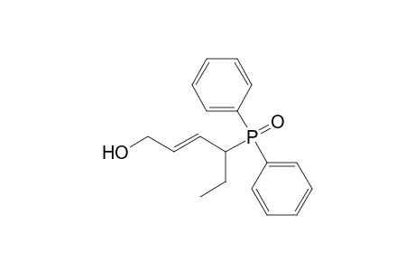(E)-4-diphenylphosphoryl-2-hexen-1-ol
