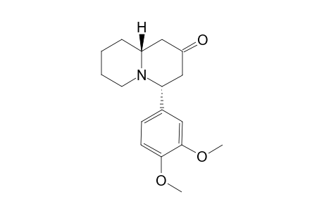 (4SR,10RS)-4-(3',4'Dimethoxyphenyl)quinolizidin-2-one