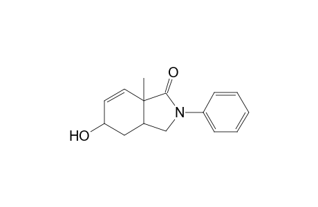 2,3,3a,4,5,7a-hexahydro-2-phenyl-5-hydroxy-7a-methyl-1H-isoindolin-1-one