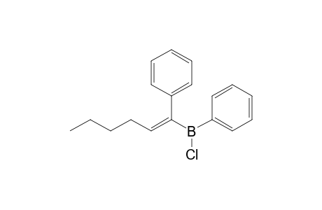 Borane, chlorophenyl(1-phenyl-1-hexenyl)-, (Z)-