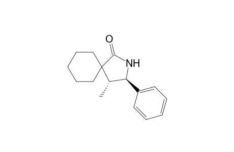 (3R,4R)-4-methyl-3-phenyl-2-azaspiro[4.5]decan-1-one