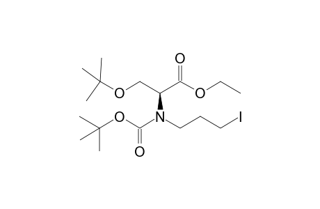 (S)-O-(tert-Buthyl)-N-(3-iodopropyl)-N-(tert-butoxycarbonyl)serine ethyl ester