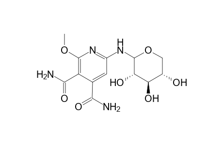 4,5-Dicarboxamide-6-methoxy-2-(.beta.,D-xylopyranosyl)aminopyridine