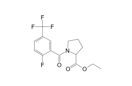 L-Proline, N-(2-fluoro-5-trifluoromethylbenzoyl)-, ethyl ester