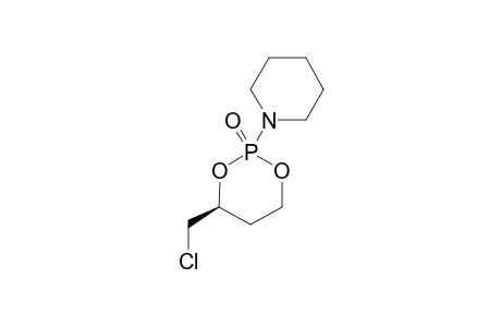 TRANS-2-OXO-2-PIPERIDINO-4-CHLOROMETHYL-1,3,2-DIOXAPHOSPHORINANE