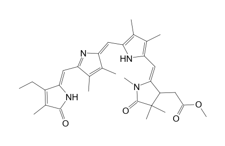 21H-Biline-3-acetic acid, 17-ethyl-1,2,3,19,23,24-hexahydro-2,2,7,8,12,13,18,21-octamethyl-19-oxo-, methyl ester, (.+-.)-