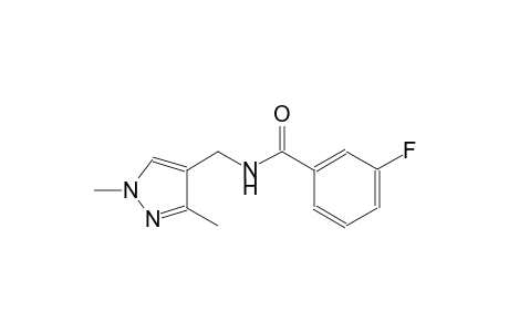 benzamide, N-[(1,3-dimethyl-1H-pyrazol-4-yl)methyl]-3-fluoro-
