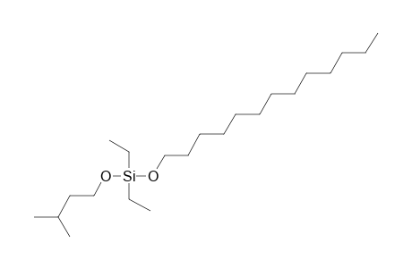 Silane, diethyl(3-methylbutoxy)tridecyloxy-