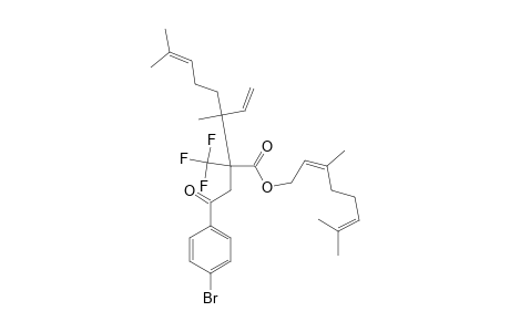 2-[2-(4-BROMOPHENYL)-2-OXOETHYL]-3,7-DIMETHYL-2-TRIFLUOROMETHYL-3-VINYLOCT-6-ENOIC-ACID-3,7-DIMETHYLOCTA-2,6-DIENYLESTER