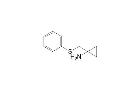 1-(Phenylsulfanylmethyl)cyclopropan-1-amine