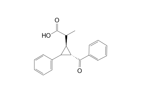 (1R,2S)-2-(2-Benzoyl-3-phenylcyclopropyl)propanoic acid