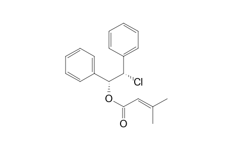 3-Methyl-2-butenoic Acid, (1R,2S)-2-Chloro-1,2-Diphenylethyl Ester