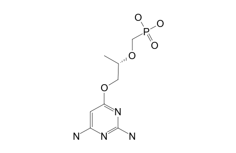 2,4-DIAMINO-6-(S)-[2-(PHOSPHONOMETHOXY)-PROPOXY]-PYRIMIDINE