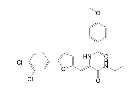 N-{(Z)-2-[5-(3,4-dichlorophenyl)-2-furyl]-1-[(ethylamino)carbonyl]ethenyl}-4-methoxybenzamide