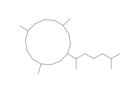 Cyclotetradecane, 4-(1,5-dimethylhexyl)-1,7,11-trimethyl-