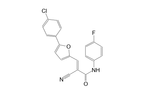 (2E)-3-[5-(4-chlorophenyl)-2-furyl]-2-cyano-N-(4-fluorophenyl)-2-propenamide
