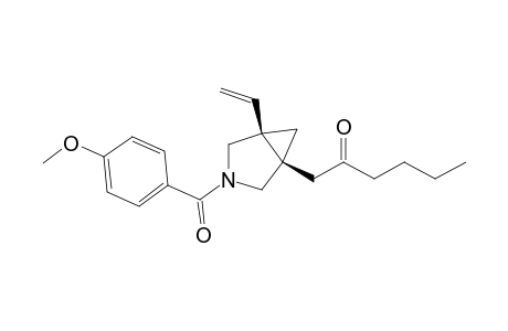 (5.beta.)-N-(4-Methoxybenzoyl)-1.beta.-(2-oxohexyl)-5.beta.-vinyl-3-azabicyclo[3.1.0]hexane