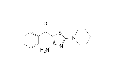 4-Amino-5-benzoyl-2-(1-piperidinyl)-1,3-thiazole