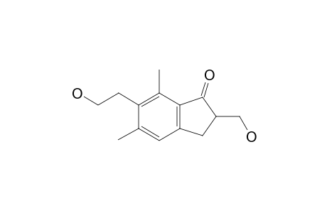 6-(2-hydroxyethyl)-5,7-dimethyl-2-methylol-indan-1-one
