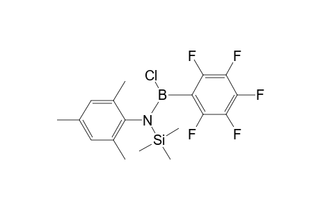 Boranamine, 1-chloro-1-(pentafluorophenyl)-N-(2,4,6-trimethylphenyl)-N-(trimethyl silyl)-