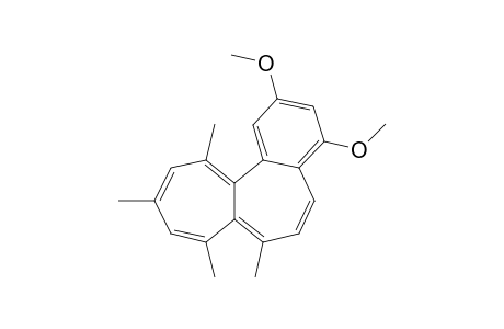 2,4-Dimethoxy-7,8,10,12-tetramethylbenzo[a]heptalene