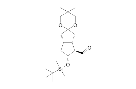 (3a'S,4'R,5'R,6a'R)-5'-(tert-butyldimethylsilyloxy)-5,5-dimethylhexahydro-1'H-spiro[1,3]dioxane-2,2'-pentalene]-4'-carbaldehyde