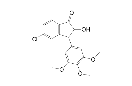 5-Chloro-2-hydroxy-3-(3,4,5-trimethoxyphenyl)-2,3-dihydro-1H-inden-1-one