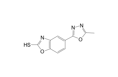 1,3-Benzoxazole-2-thiol, 5-(5-methyl-1,3,4-oxadiazol-2-yl)-