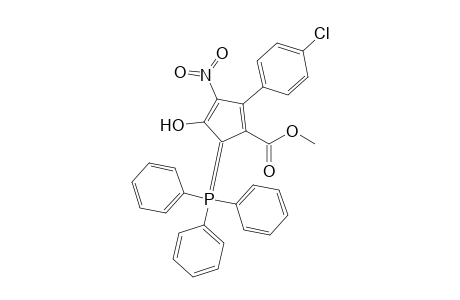 Methyl 2-(4-Chlorophenyl)-4-hydroxy-3-nitro-5-(triphenylphosphoranylidene)cyclopenta-l,3-diene-l-carboxylate