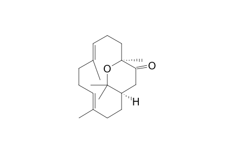 [1R-(1R*,4E,8E,12S*)]-4,8,12,14,14-Pentamethyl-13-oxabicyclo[10.2.2]hexadeca-4,8-diene-16-one