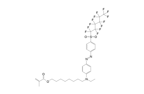 4-[4-(Perfluorohexylsulfonyl)phenylazo]-N-ethyl-N-[8-(methacryloyloxy)octyl]aniline