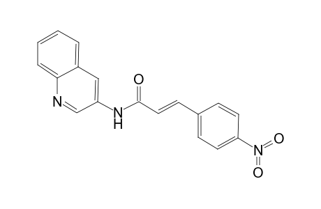 (2E)-3-(4-Nitrophenyl)-N-(3-quinolinyl)-2-propenamide