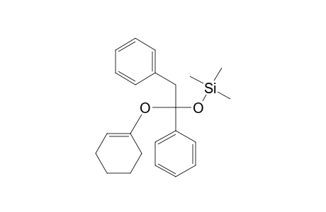 1-Trimethylsilyloxy-1,2-diphenylethyl 1-Cyclohexenyl Ether