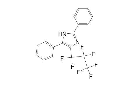 1H-Imidazole, 4-(heptafluoropropyl)-2,5-diphenyl-
