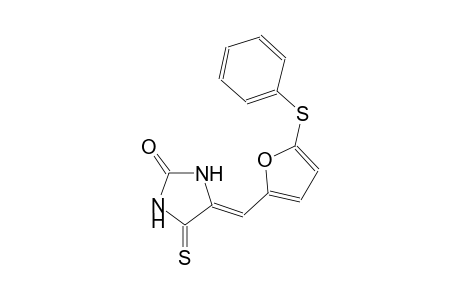 (4Z)-4-{[5-(phenylsulfanyl)-2-furyl]methylene}-5-thioxo-2-imidazolidinone