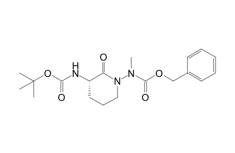 (2S)-(3-tert-Butoxycarbonylamino-2-oxopiperidin-1-yl)methylcarbamic acid benzyl ester