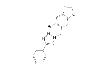 Pyridine, 4-[2-[(6-bromo-1,3-benzodioxol-5-yl)methyl]-2H-1,2,3,4-tetrazol-5-yl]-