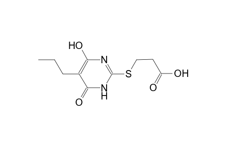 propanoic acid, 3-[(1,6-dihydro-4-hydroxy-6-oxo-5-propyl-2-pyrimidinyl)thio]-