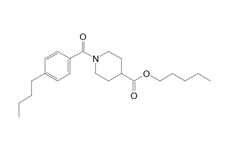 Isonipecotic acid, N-(4-butylbenzoyl)-, pentyl ester