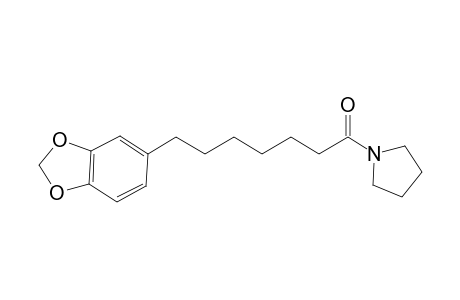 PA-B7:0 [5-(3,4-Methylenedioxyphenyl)heptylpyrrolidinamide]