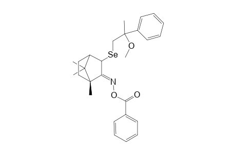(1R,2E)-3-[(2-methoxy-2-phenylpropyl)selanyl]-1,7,7-trimethylbicyclo[2.2.1]heptan-2-one O-benzoyloxime