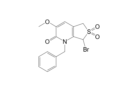 1-Benzyl-7-bromo-3-methoxy-6,6-dioxo-5,7-dihydrothieno[3,4-b]pyridin-2-one