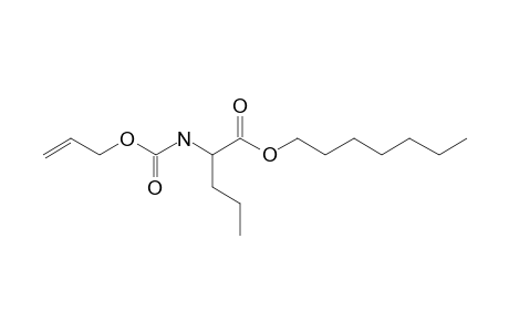 L-Norvaline, N-allyloxycarbonyl-, heptyl ester