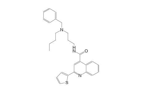 N-{3-[benzyl(butyl)amino]propyl}-2-(2-thienyl)-4-quinolinecarboxamide