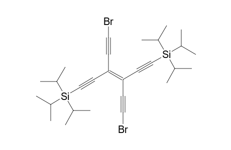 (E)-1,6-Dibromo-3,4-bis[(triisopropylsilyl)ethynyl]hex-3-en-1,5-diyne