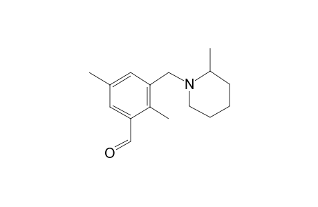 2,5-Dimethyl-3-[(2-methylpiperidin-1-yl)methyl]benzaldehyde