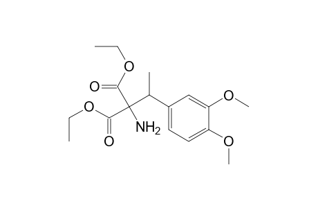 Diethyl (+)-1-amino-2-(3,4-dimethoxyphenyl)propane-1,1-dicarboxylate