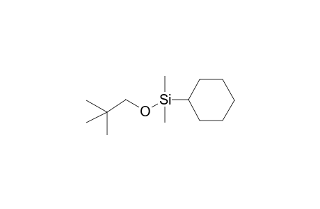 1-Cyclohexyldimethylsilyloxy-2,2-dimethylpropane